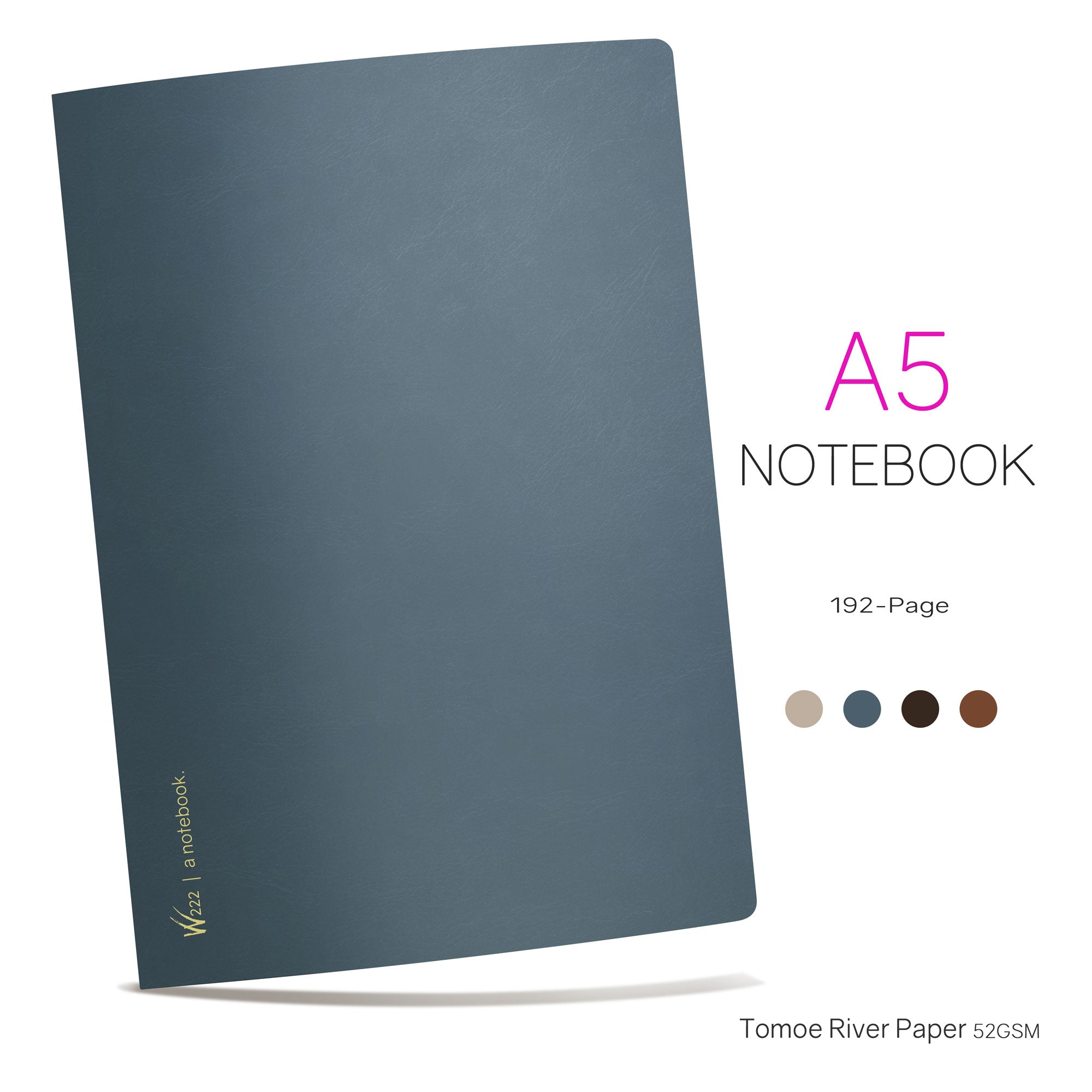 View Notebook 2025 A5 Notebook 2025 – 192 Pages | Tomoe River Paper | Wonderland 222