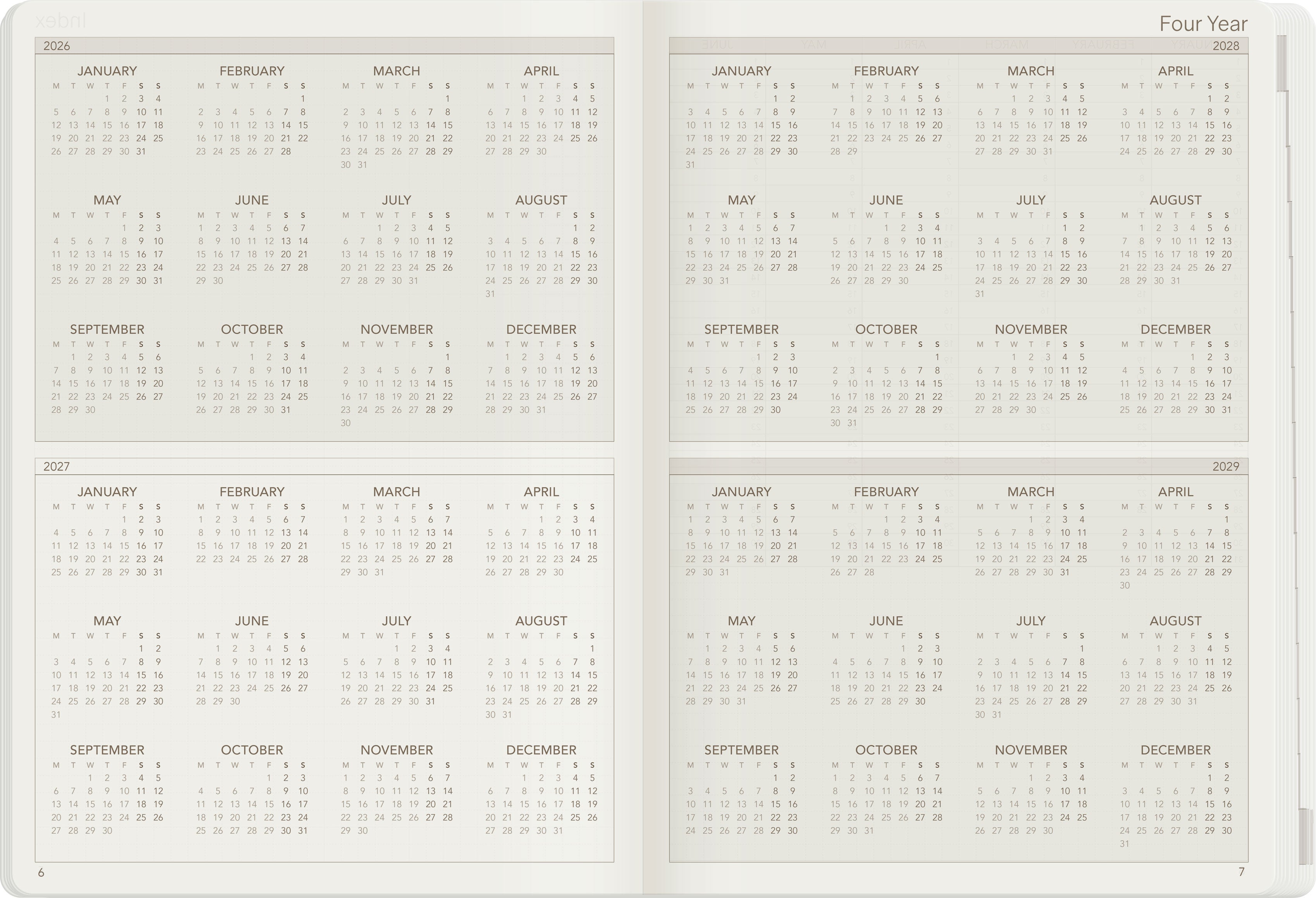 2027 A5 Weekly Planner | Core | Stacked Weekends