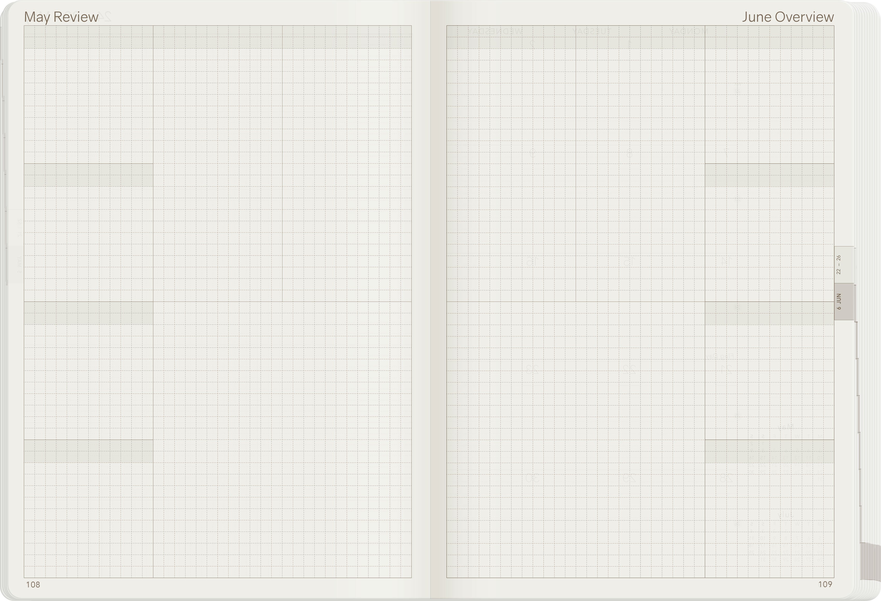 2027 A5 Weekly Planner | Core | Unstacked Weekends