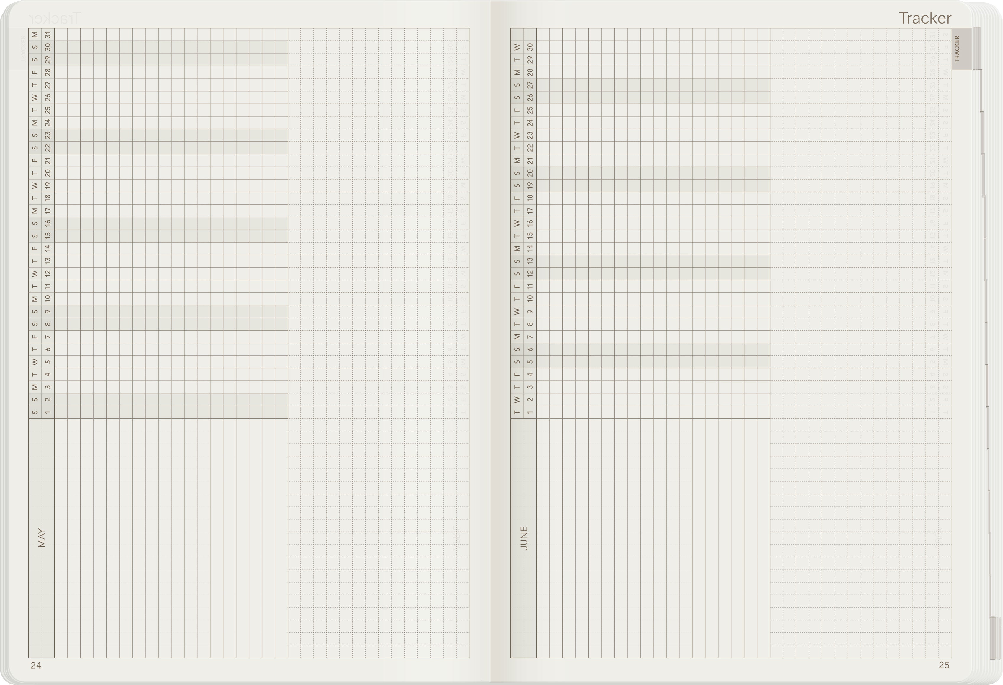 2027 A5 Weekly Planner | Core | Horizontal