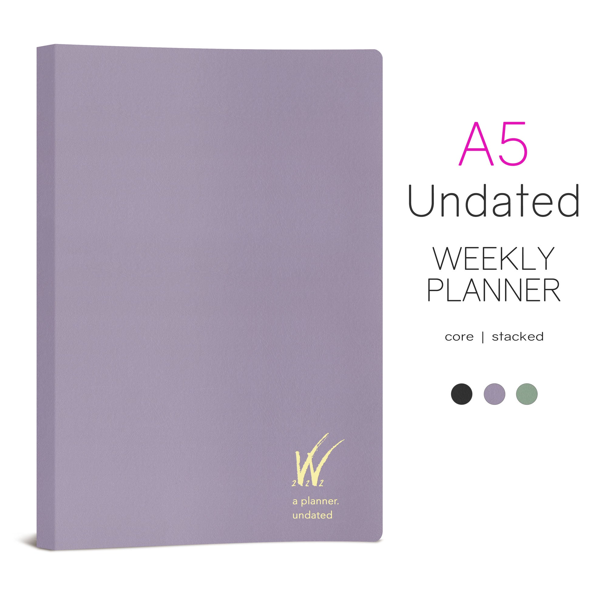 A5 undated weekly planner v2