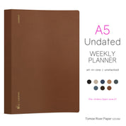 PRE-ORDER | A5 Undated Weekly Planner v.3 | 2025 Edition | All-in-One | Unstacked Weekends
