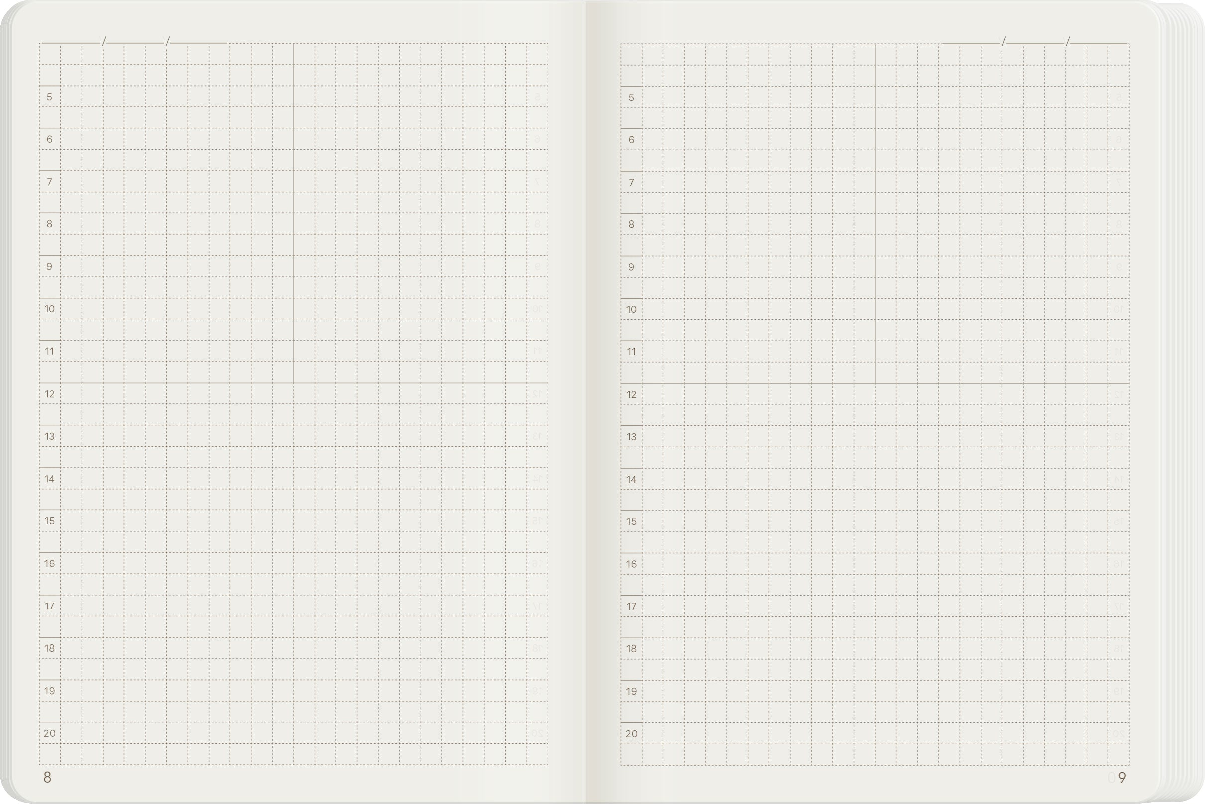 A6 Notebook | 2027 Edition | Grid | 368