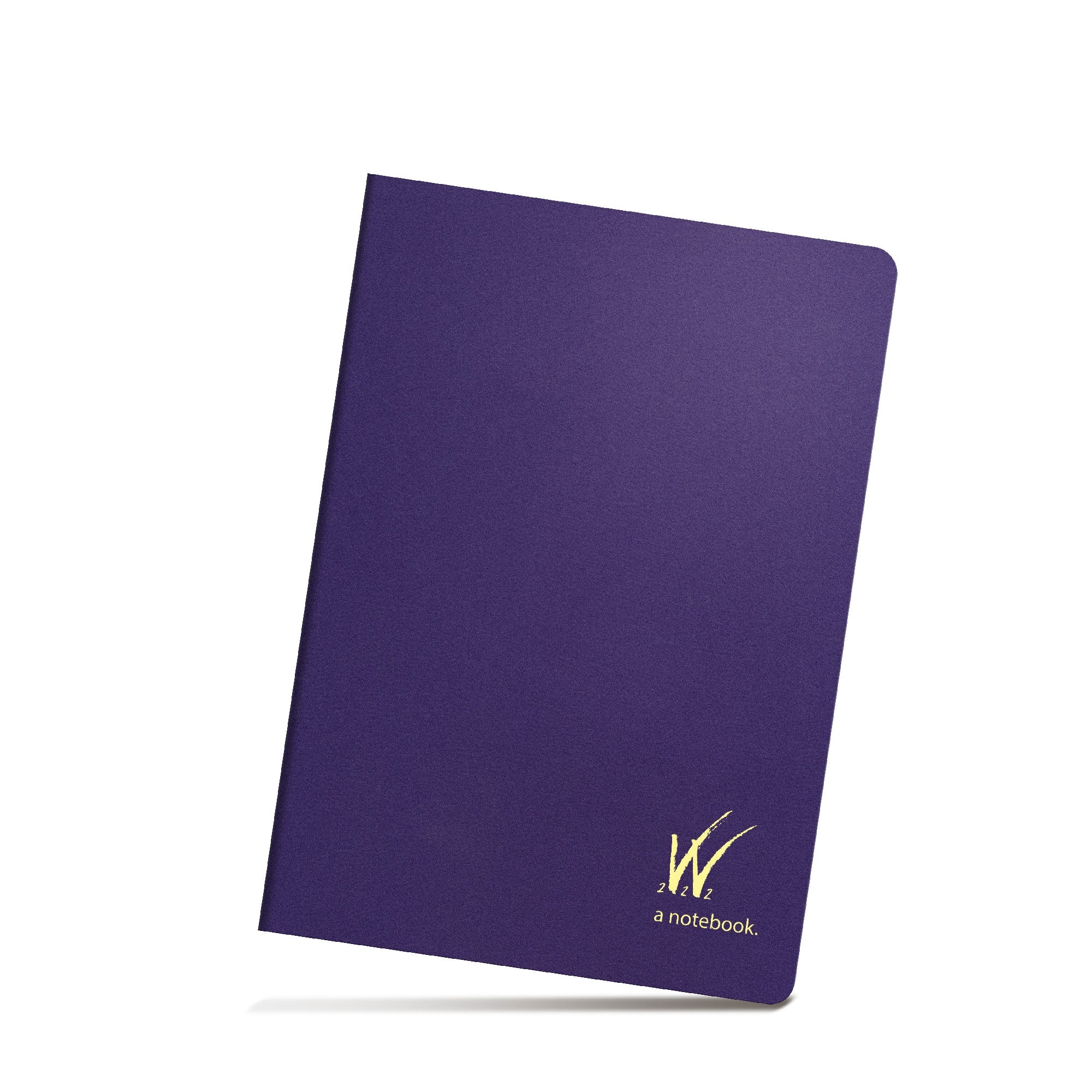 Wonderland 222 b6 Notebook in Elysian Dusk with 192-pages of tomoe river grid paper and a gold foil detailing 