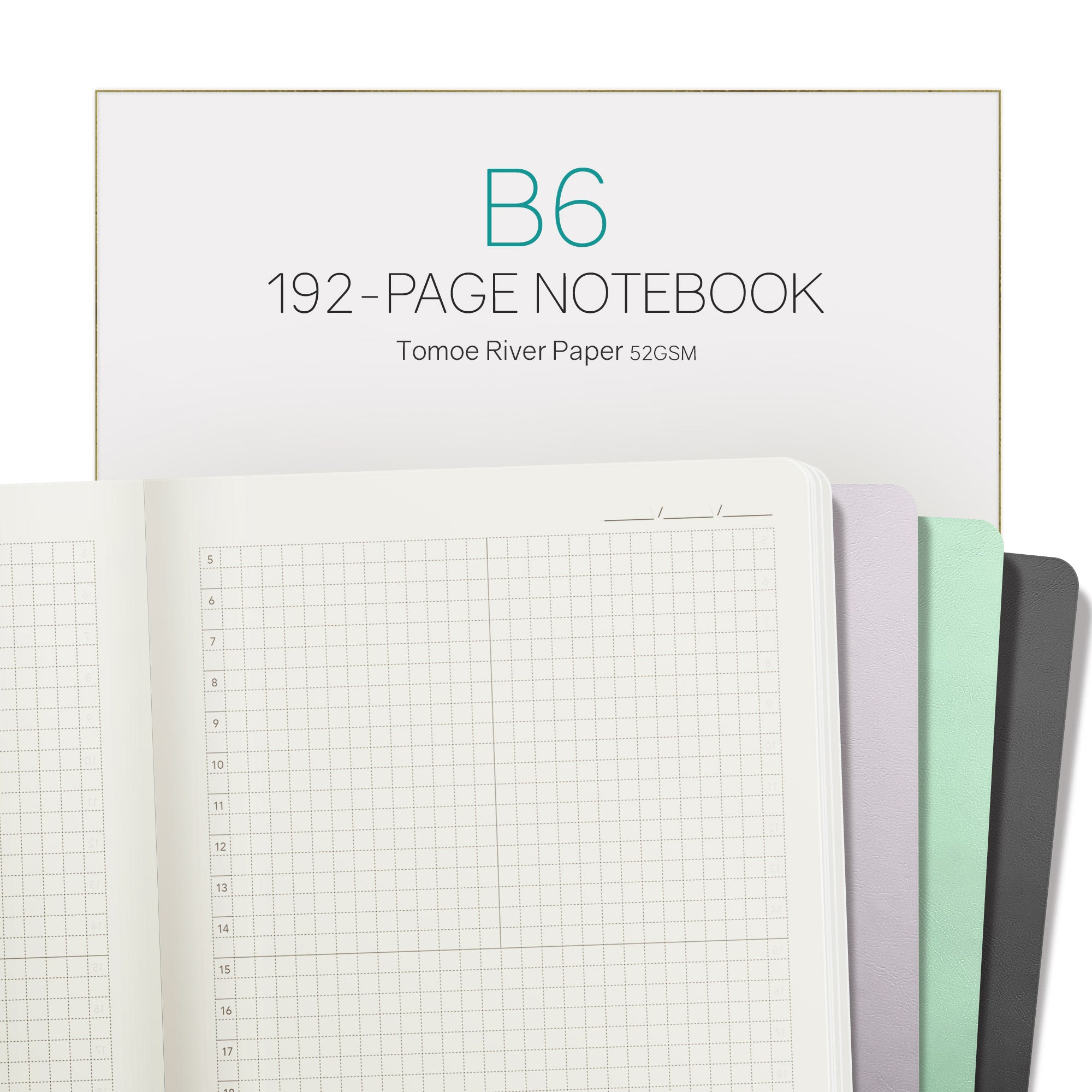 B6 Notebook (192 pages)