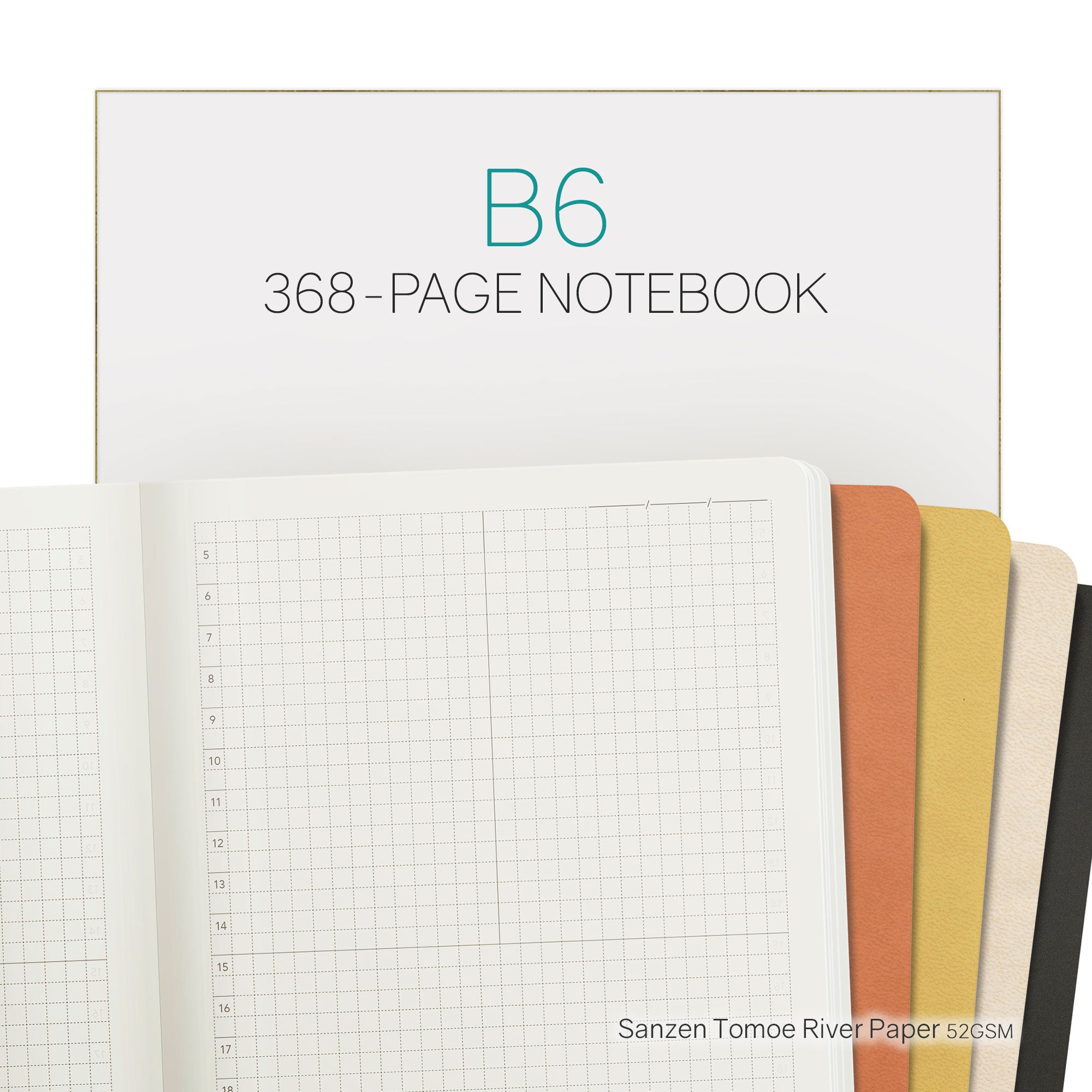 B6 Notebook (368 pages) - 2024 Edition