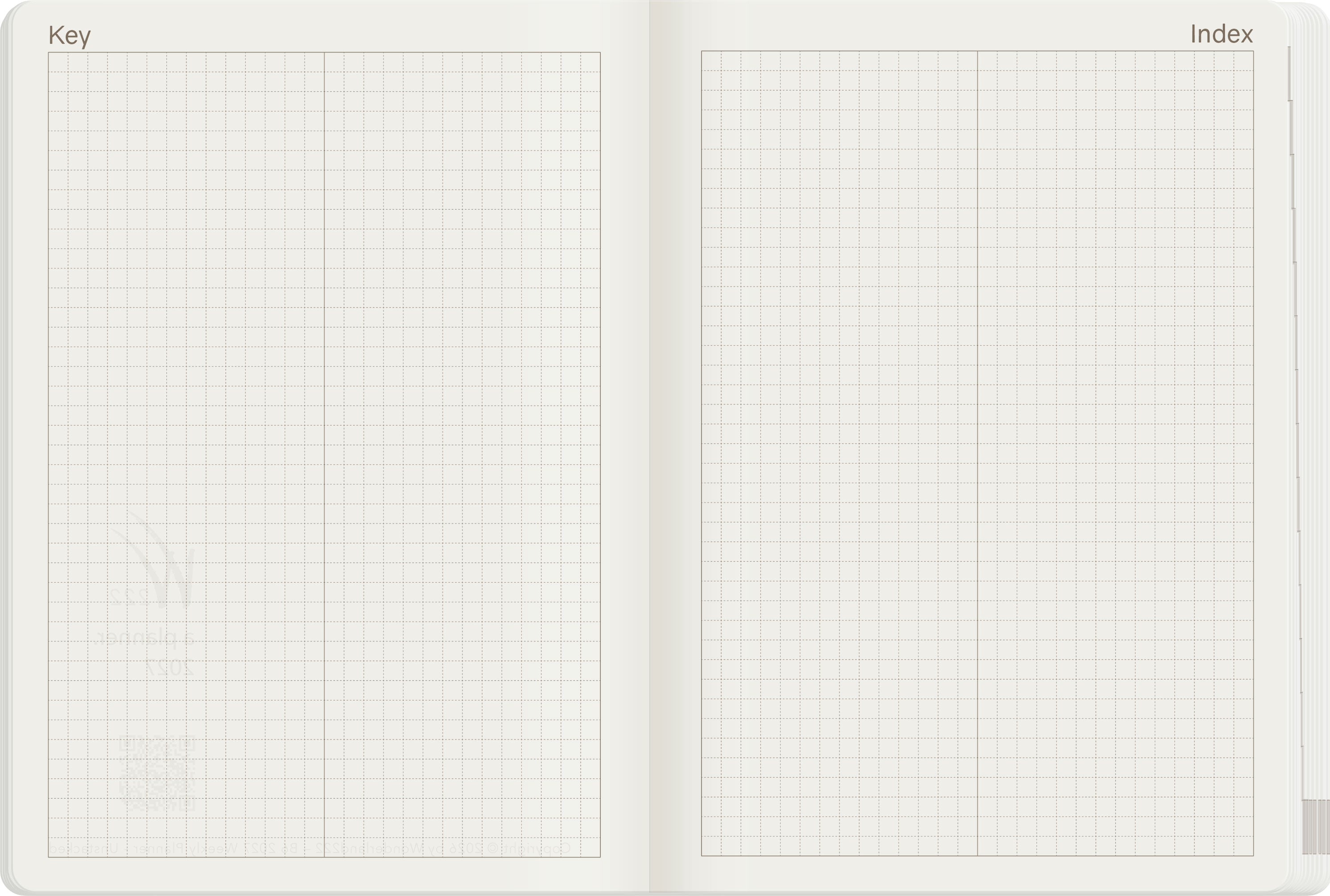2027 B6 Weekly Planner | Core | Unstacked Weekends