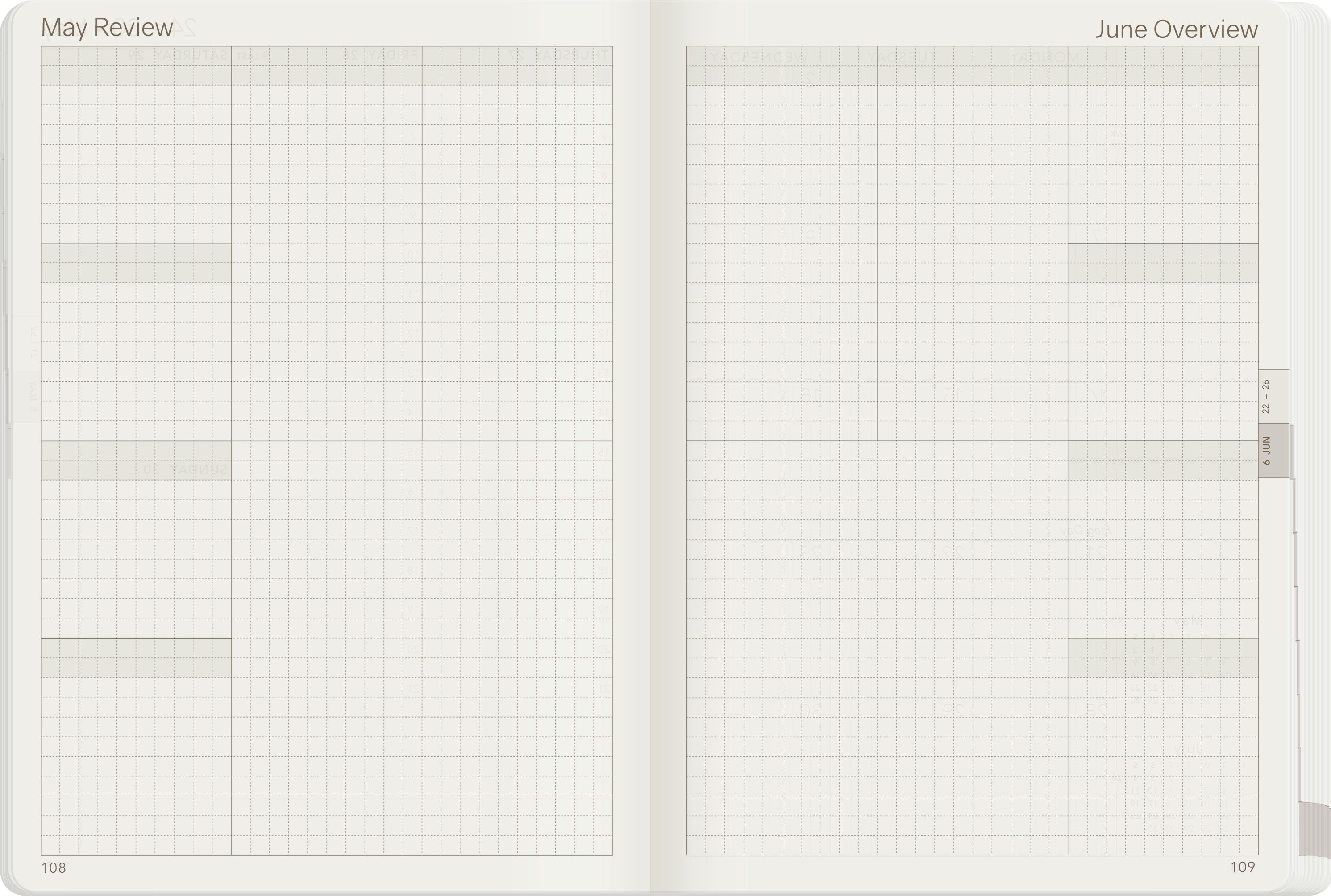 2027 B6 Weekly Planner | All-in-One | Stacked Weekends