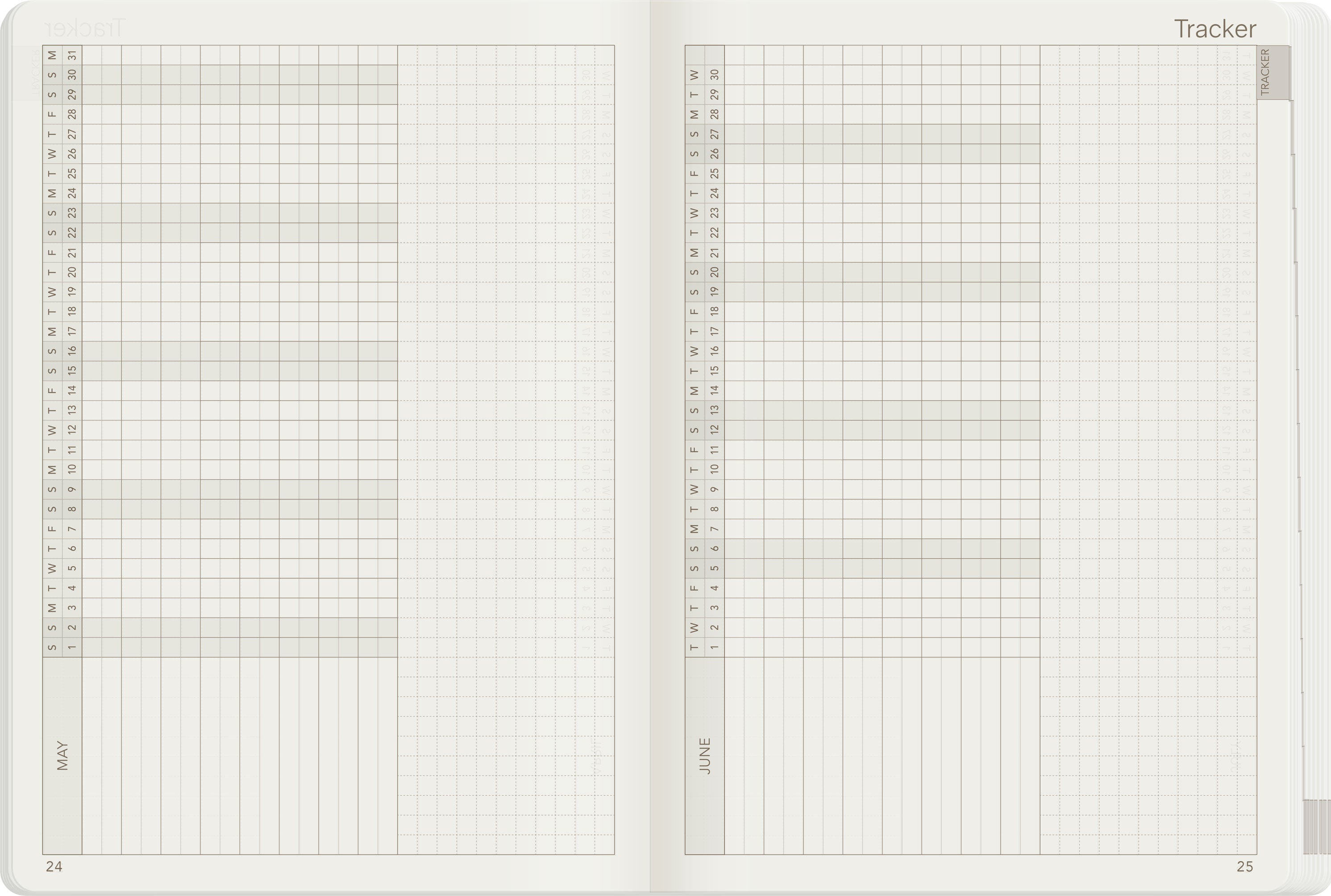 2027 A5 Weekly Planner | All-in-One | Stacked Weekends
