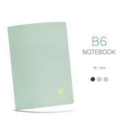 Wonderland 222's B6 notebook in Lichen with 96-pages of tomoe river grid paper. More colors below.