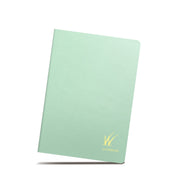 Wonderland 222 minimalist B6 notebook in Lichen designed with lightweight Tomoe River paper pages