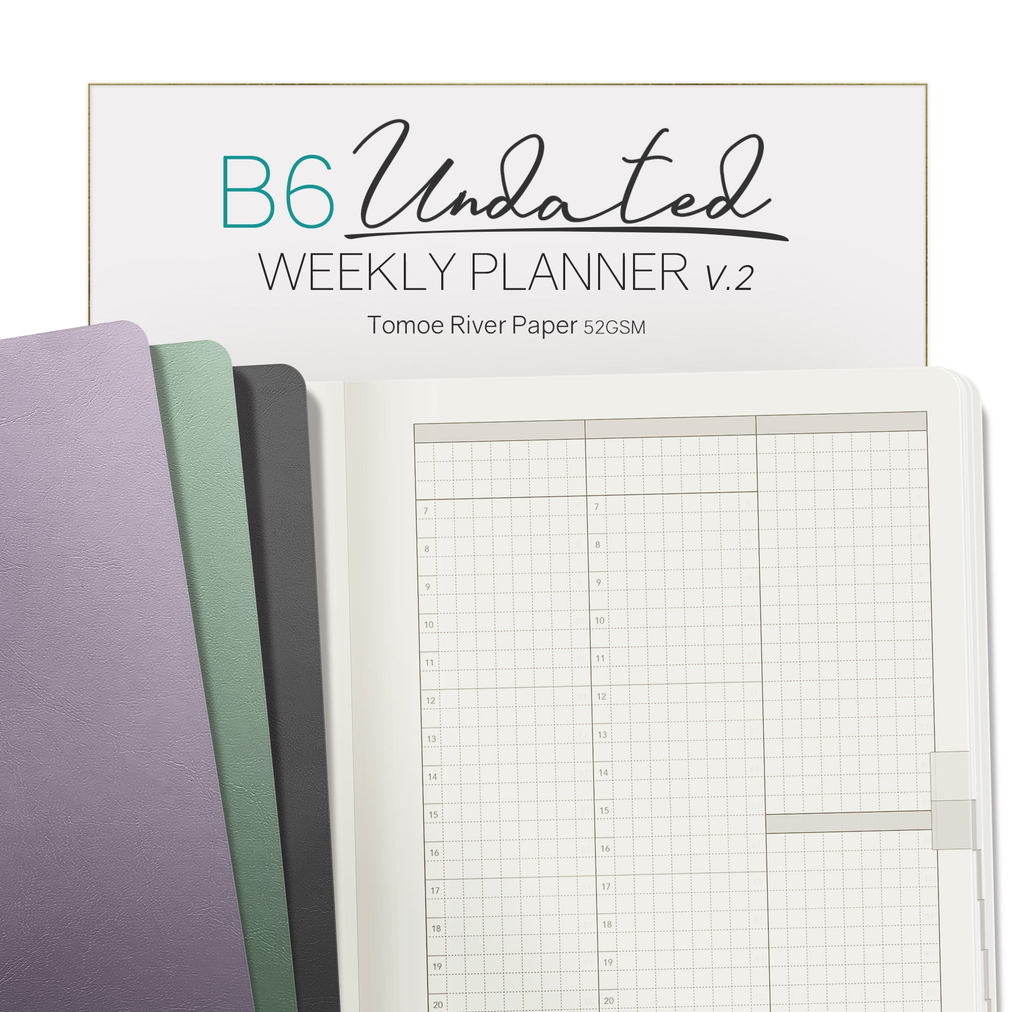 B6 Undated Weekly Planner v.2 - 2023 Edition