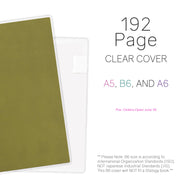 Vinyl Clear Cover | Notebook | 192