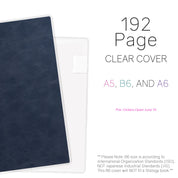 Vinyl Clear Cover | Notebook | 192