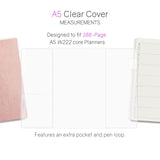 Vinyl Clear Cover | Weekly Planner | Core | 288