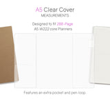 Vinyl Clear Cover | Weekly Planner | Core | 288