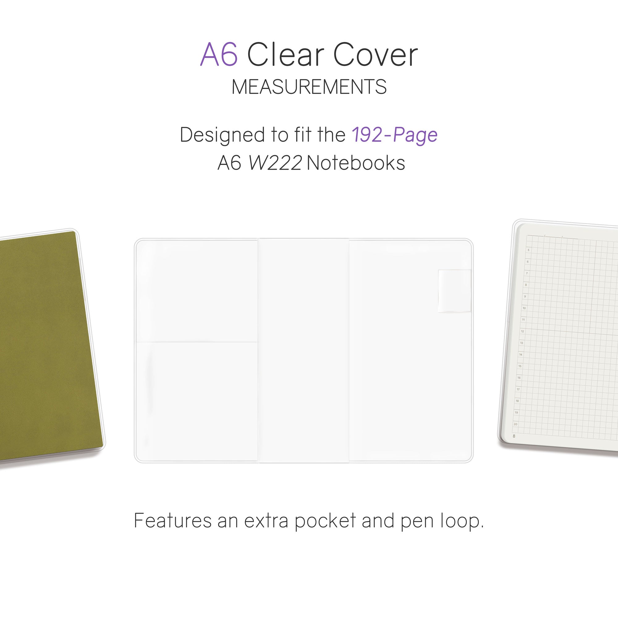 Vinyl Clear Cover | Notebook | 192