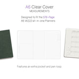 🎁 Vinyl Clear Cover | Weekly Planner | All-in-One | 576 (100% off)