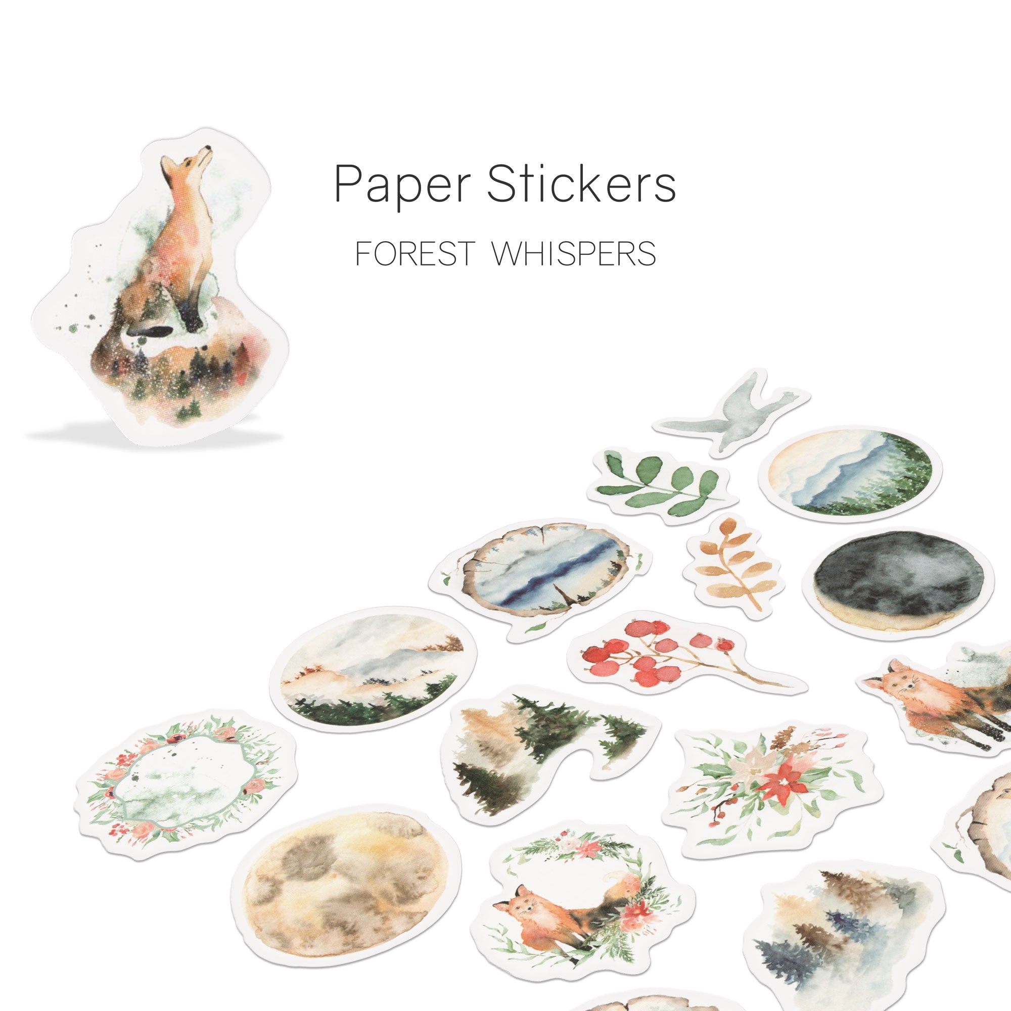 Forest Whispers Paper Stickers