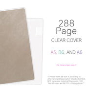 Vinyl Clear Cover | Weekly Planner | Core | 288