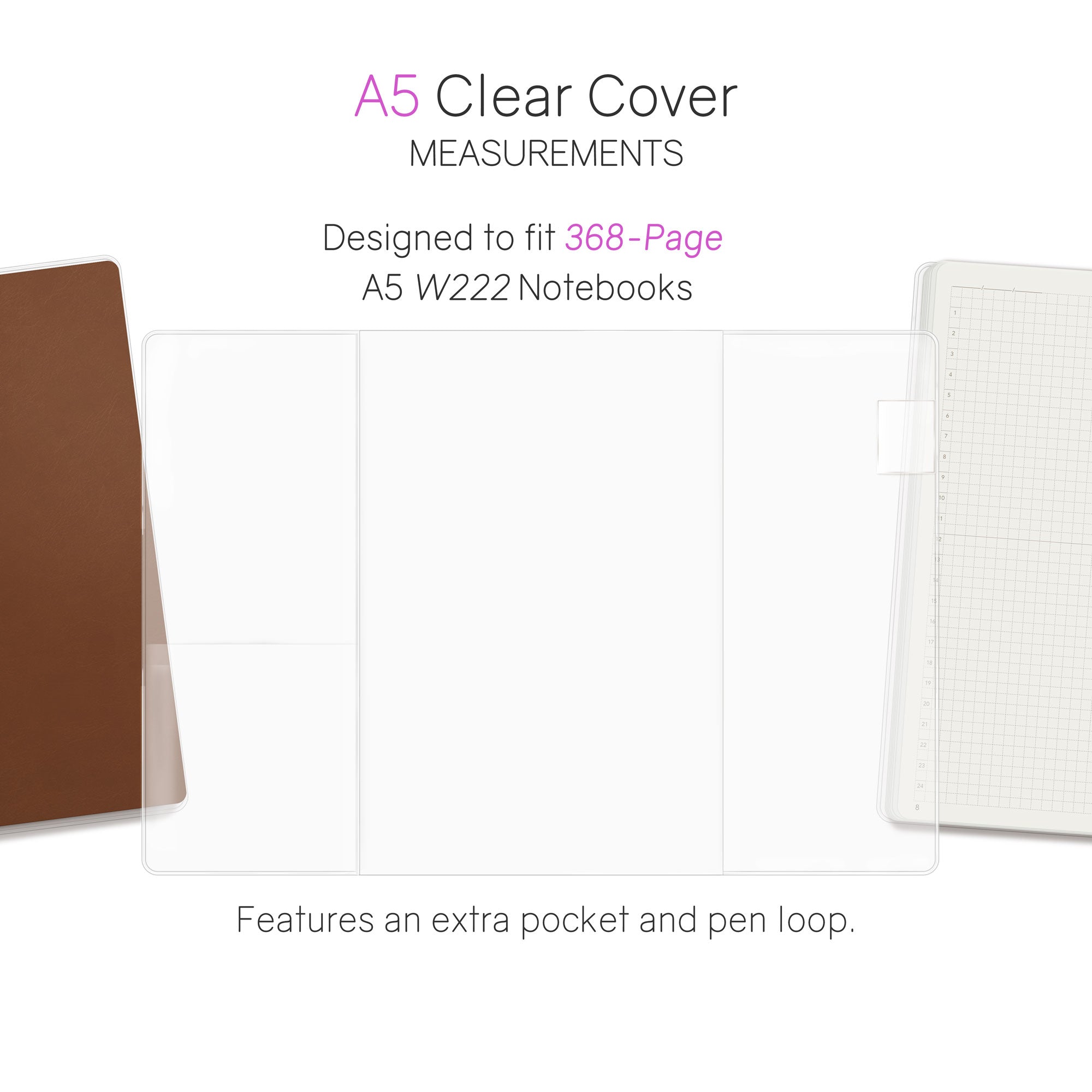 Vinyl Clear Cover | Notebook | 368