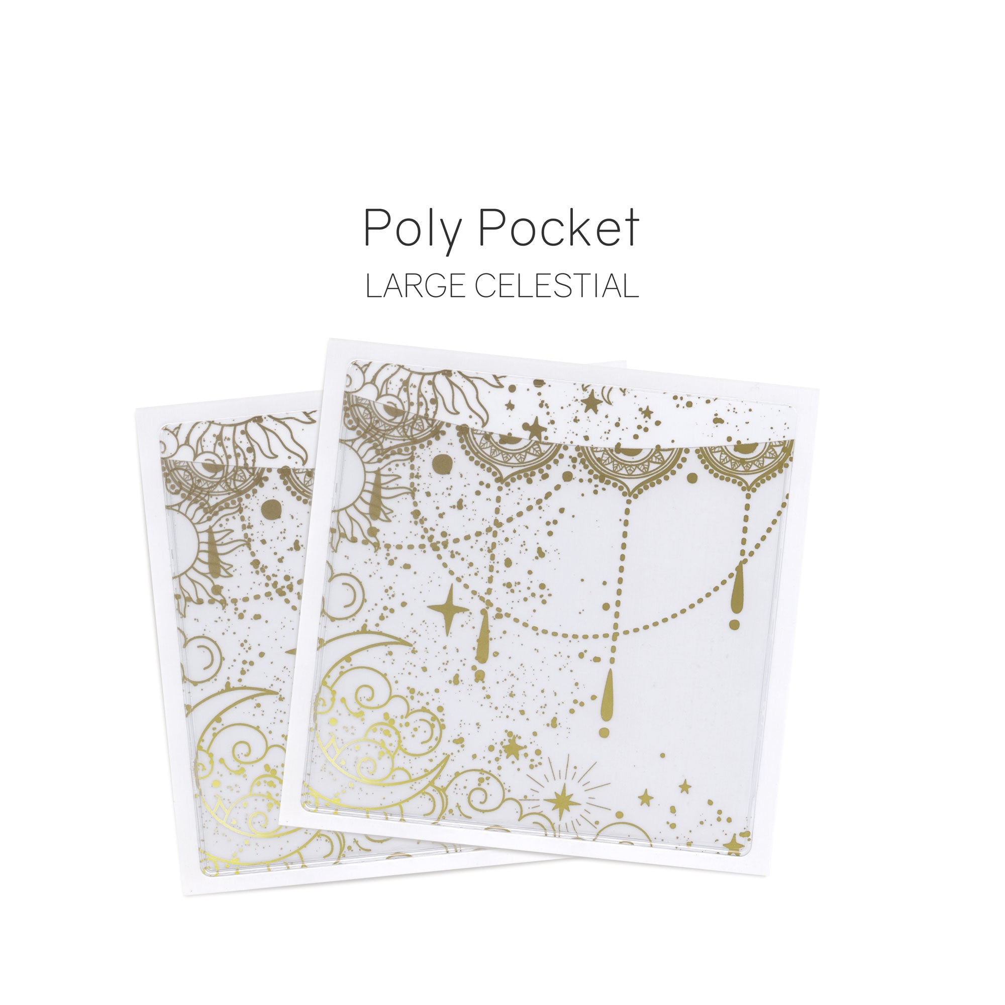 Adhesive Pocket | Moon & Stars