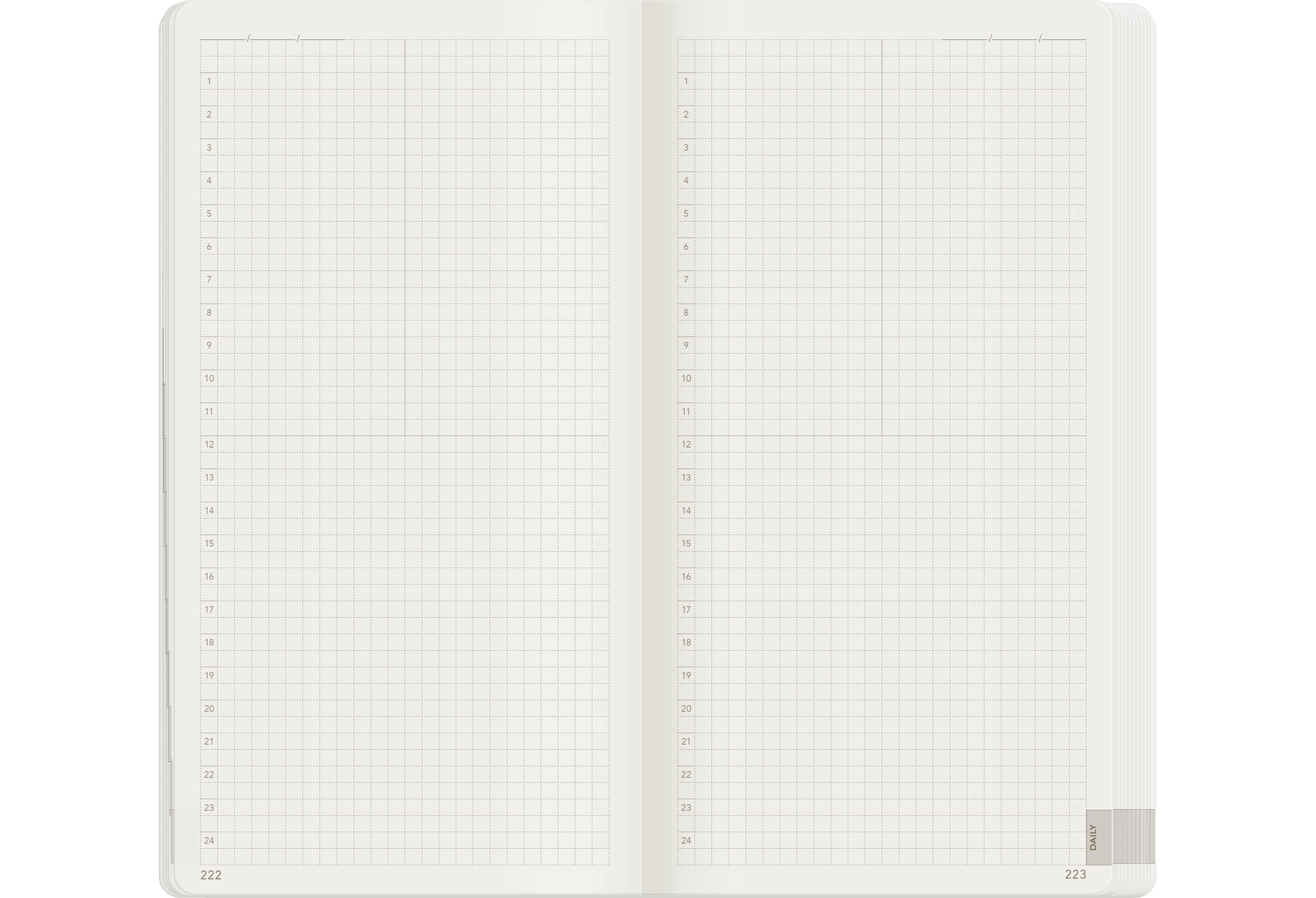 2027 W1 Weekly Planner | Core | Unstacked Weekends