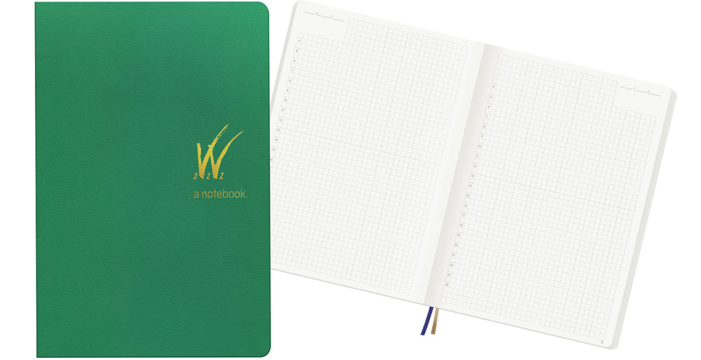 Tomoe River Paper Notebook.  Fountain Pen and watercolor friendly 52 gsm ultra thin lightweight paper.  Wonderland 222 Wonderplanners and notebooks.