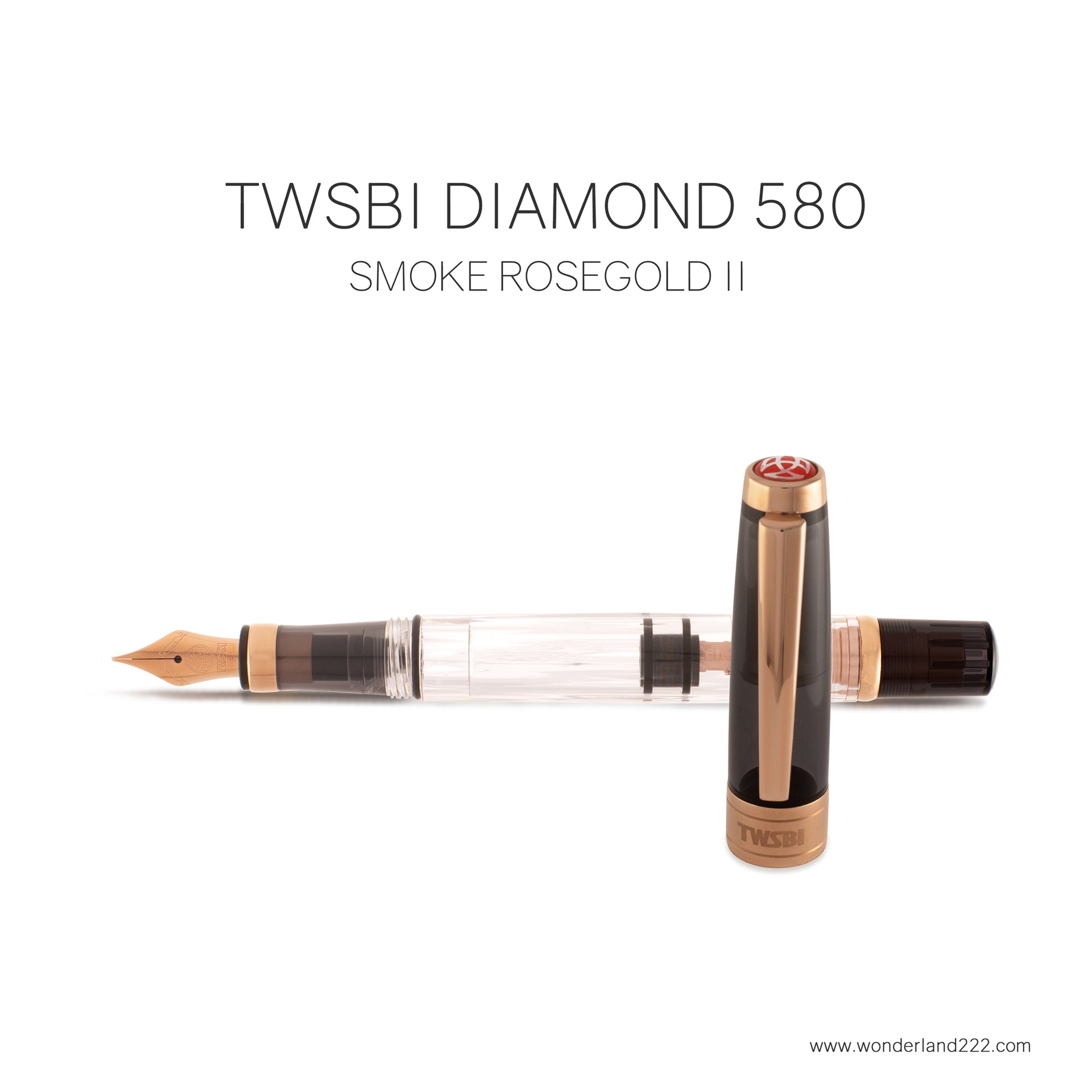 TWSBI Diamond 580 AL R Dolma Kalem Black EF Uç M7440940 TWSBI Diamond 580 AL R Dolma Kalem Black EF Uç M7440940