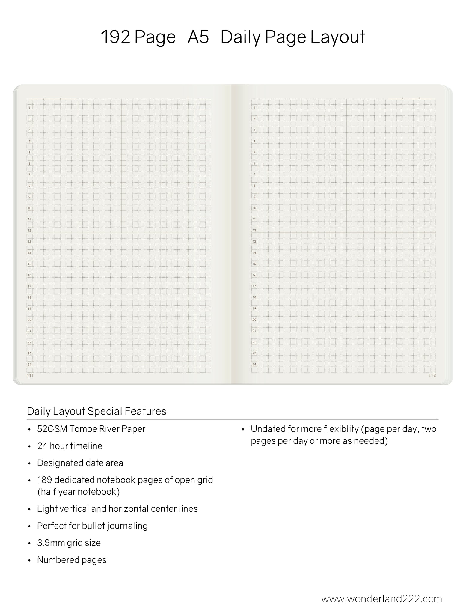 A5 Notebook (192 pages) - 2022 Edition