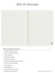 Sale | 2022 A5 Weekly Planner - 52gsm Tomoe River Paper