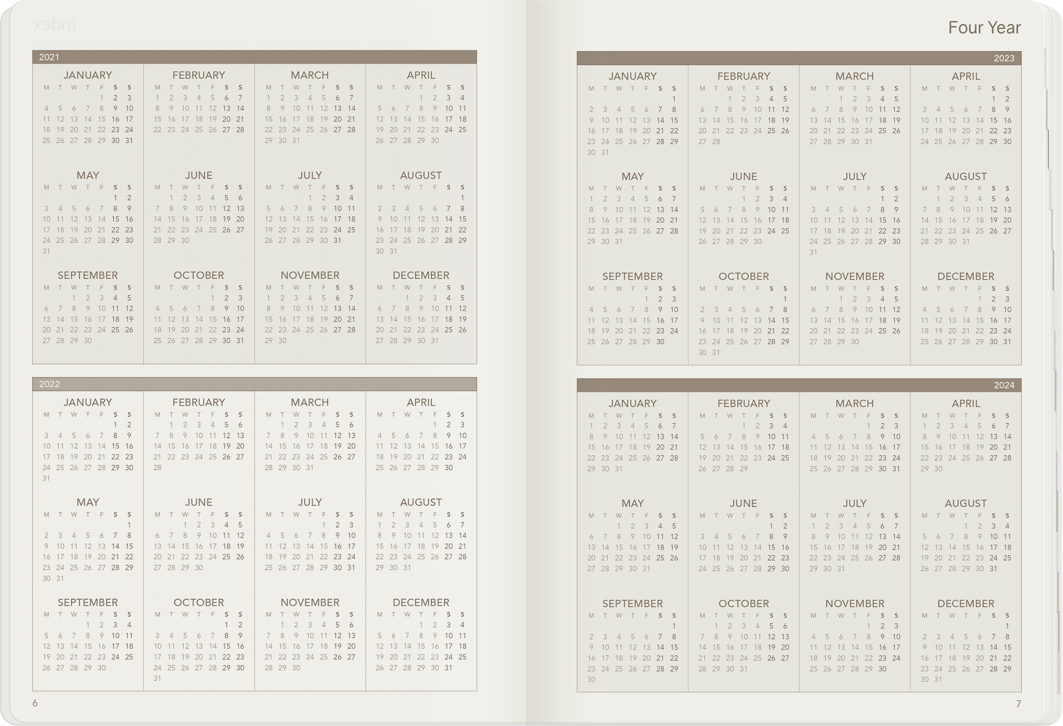 Sale | 2022 A5 Weekly Planner - 52gsm Tomoe River Paper