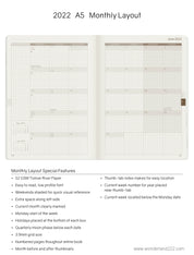 Sale | 2022 A5 Weekly Planner - 52gsm Tomoe River Paper