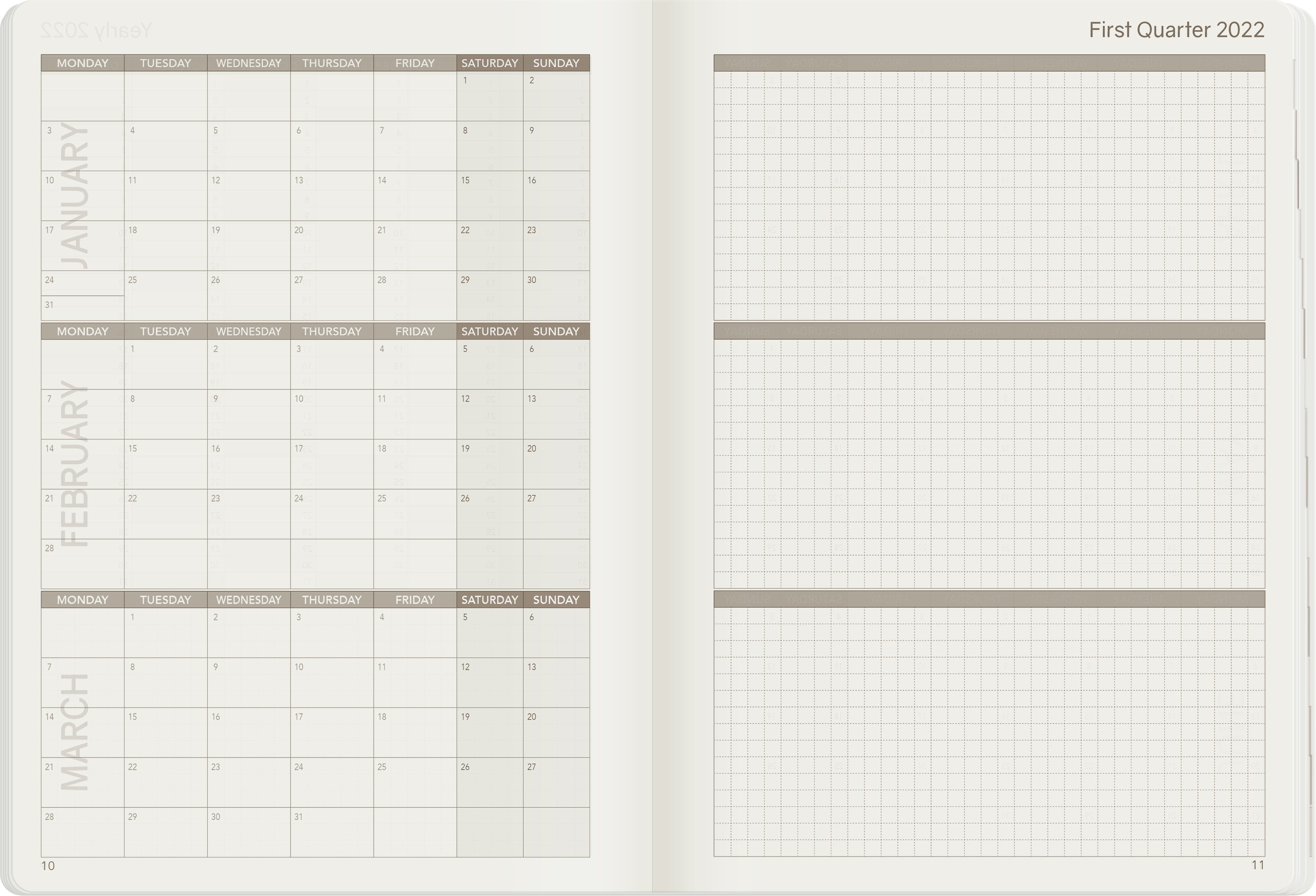 Sale | 2022 A5 Weekly Planner - 52gsm Tomoe River Paper