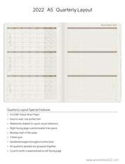 Sale | 2022 A5 Weekly Planner - 52gsm Tomoe River Paper