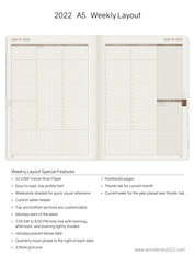 Sale | 2022 A5 Weekly Planner - 52gsm Tomoe River Paper