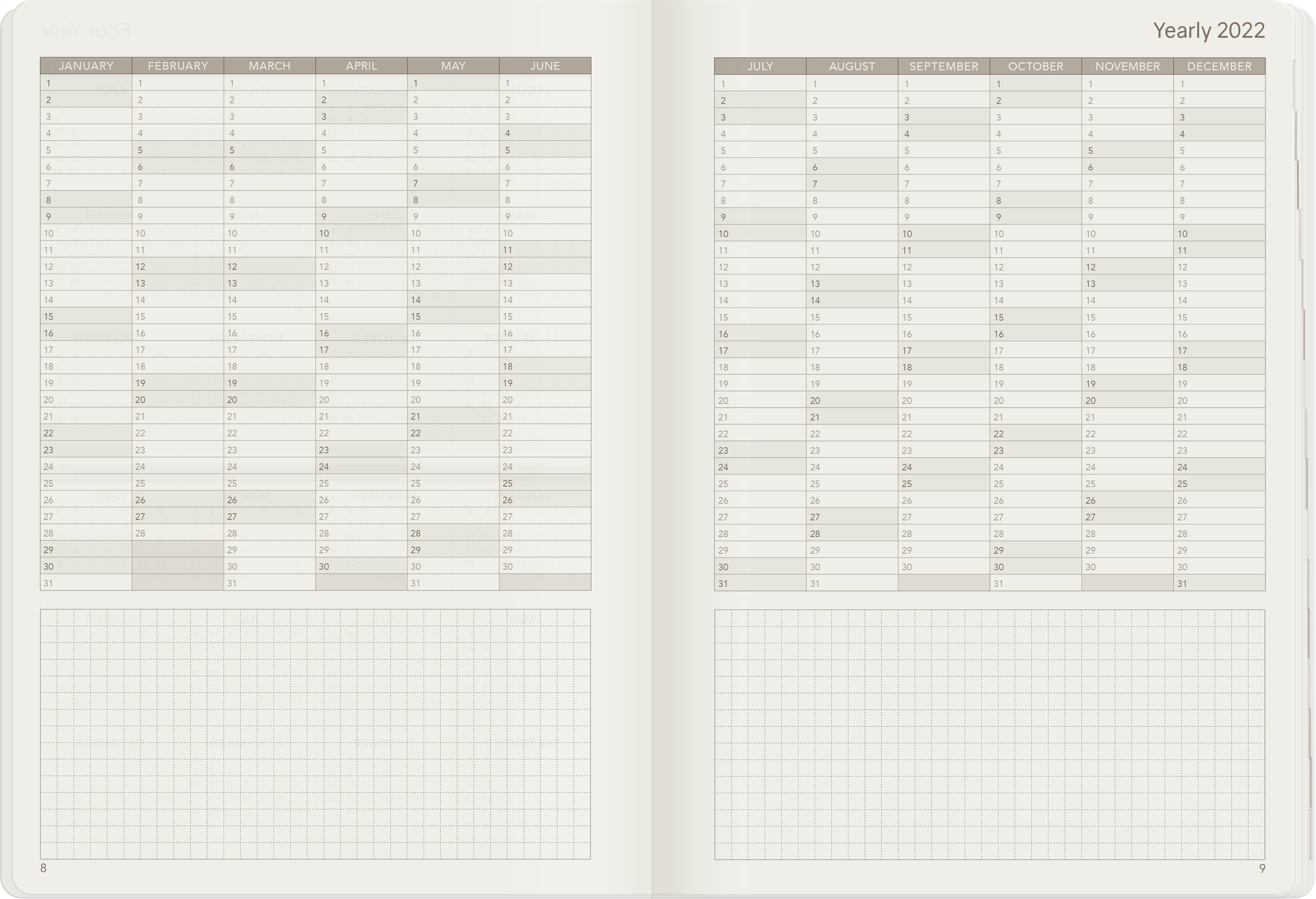 Sale | 2022 A5 Weekly Planner - 52gsm Tomoe River Paper