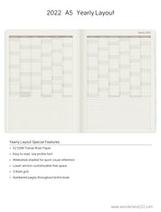 Sale | 2022 A5 Weekly Planner - 52gsm Tomoe River Paper