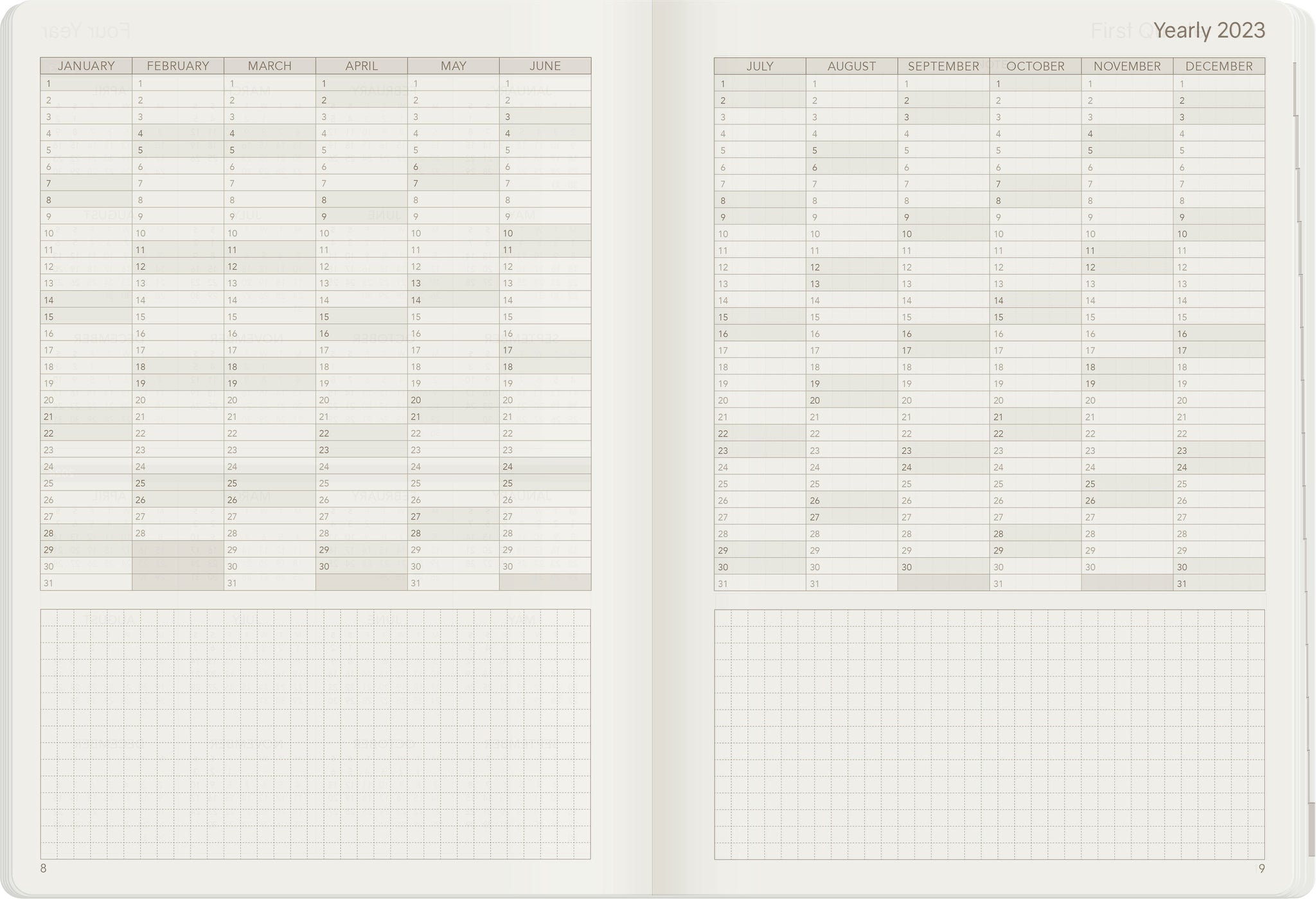 Sale | 2023 A5 Weekly Planner - 52gsm Tomoe River Paper