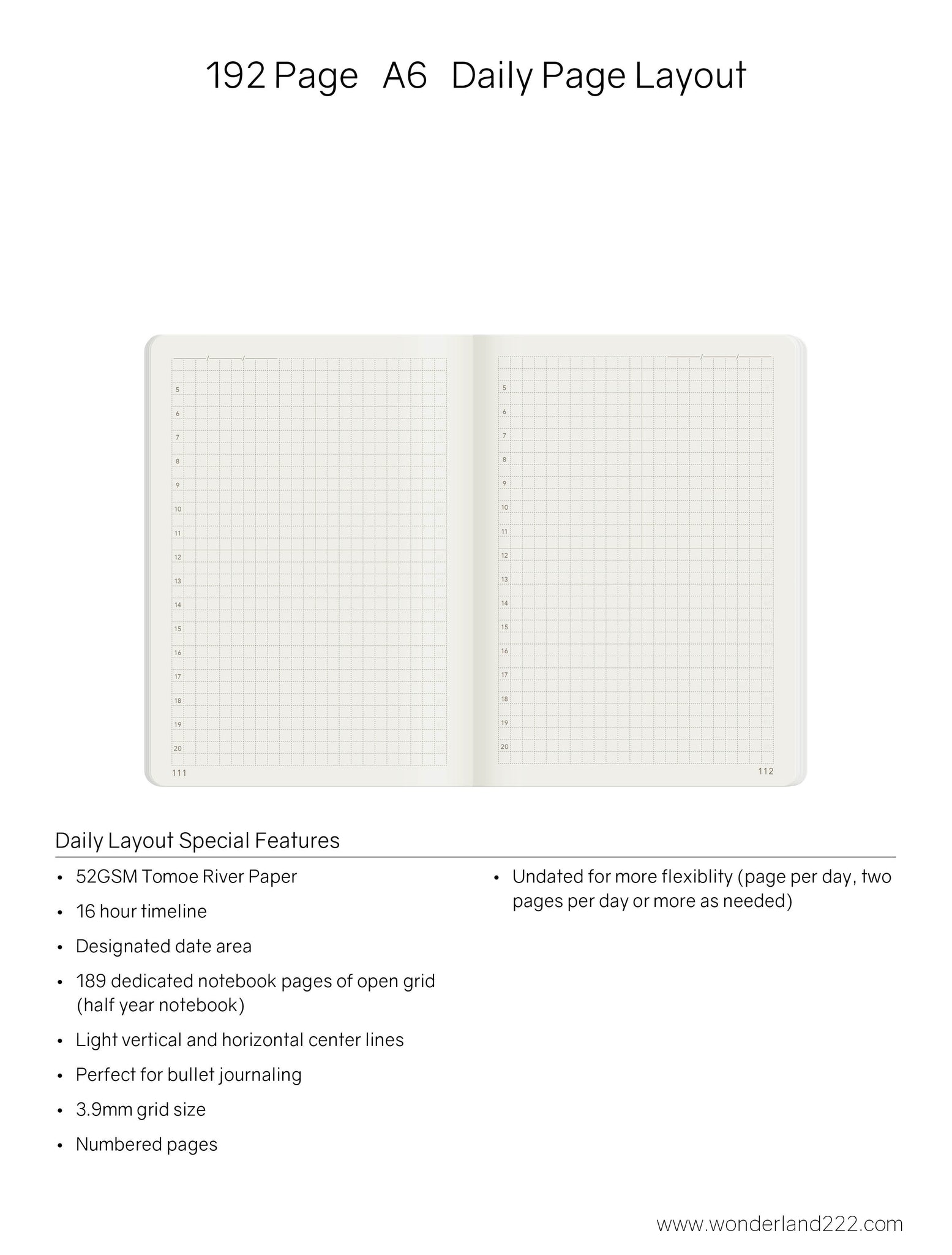 A6 Notebook (192 pages)