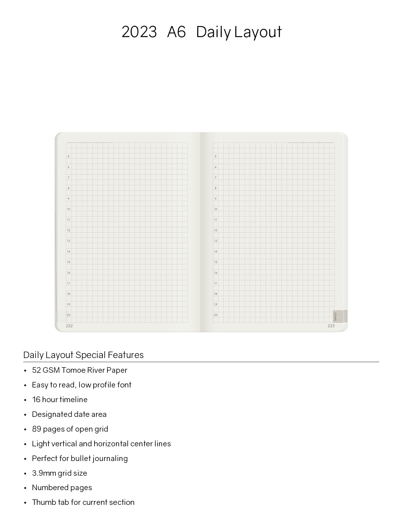 Sale | 2023 A6 Weekly Planner - 52gsm Tomoe River Paper