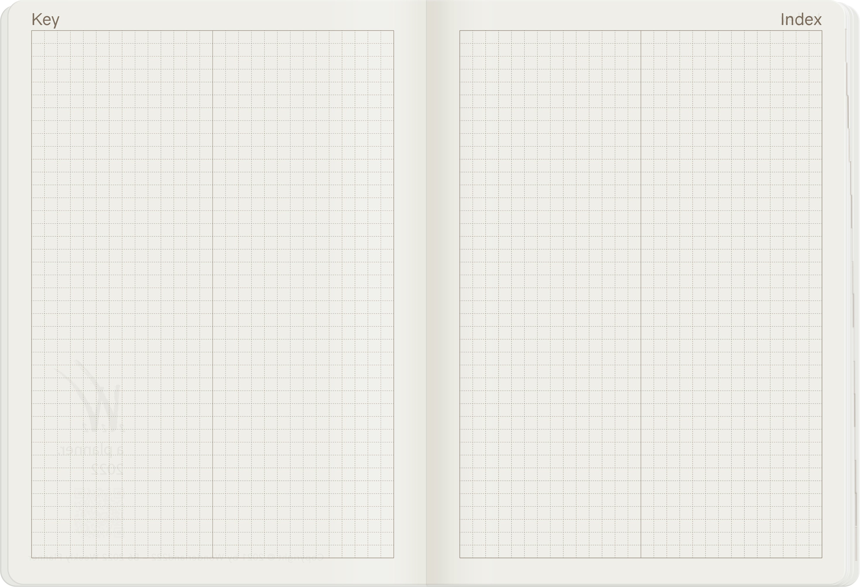 B6 Undated Weekly Planner v.1 | 2022 Edition | Core | Stacked Weekends