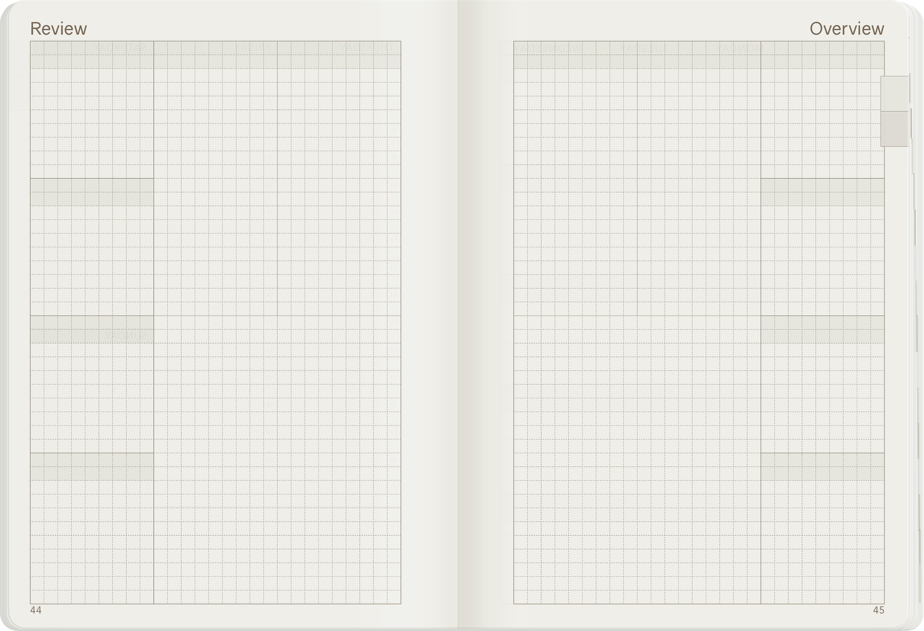 B6 Undated Weekly Planner v.1 | 2022 Edition | Core | Stacked Weekends