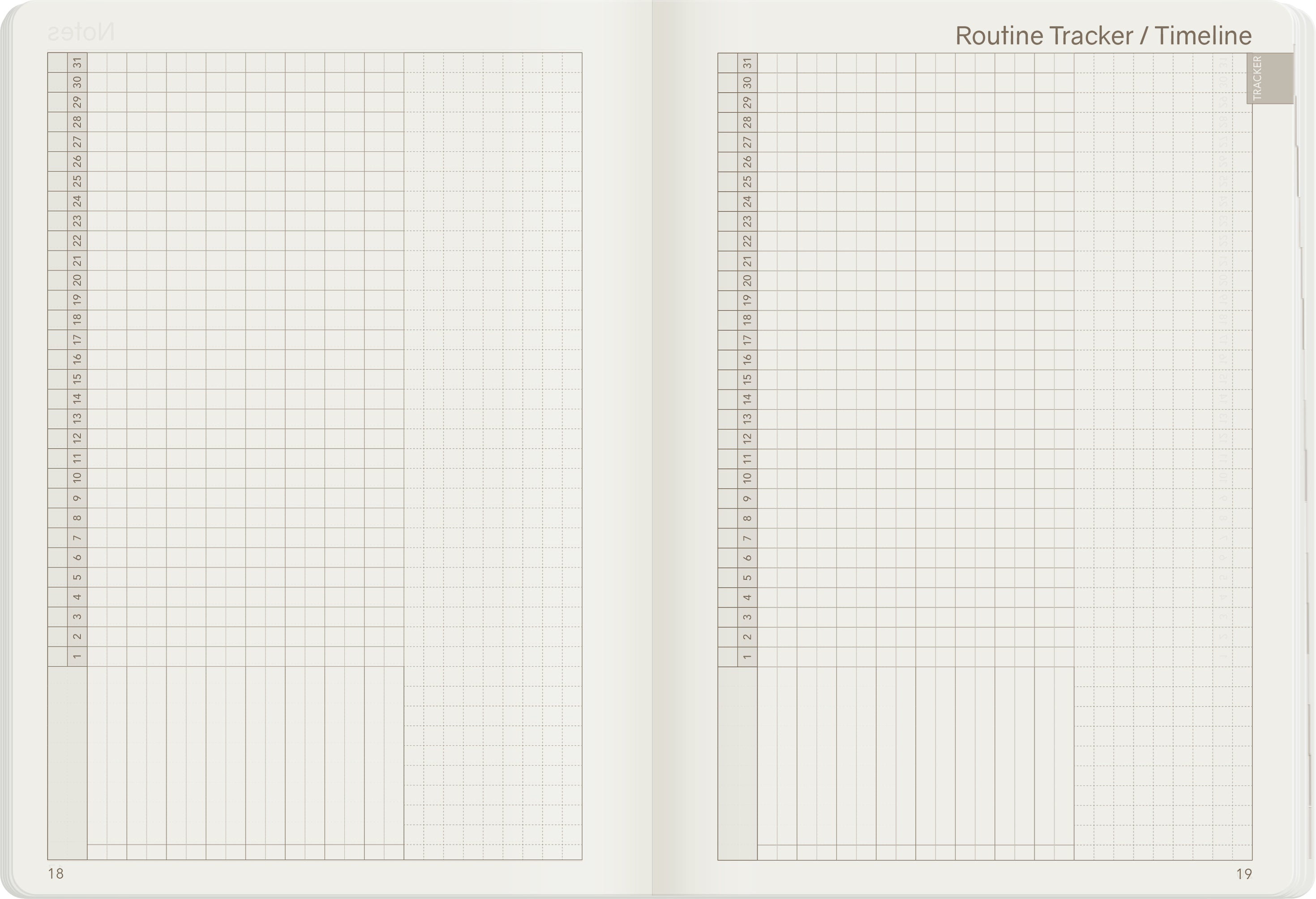 B6 Undated Weekly Planner v.1 | 2022 Edition | Core | Stacked Weekends