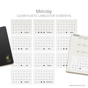 MiniJoy Calendar Clear Plastic (12 Transparent Sheets)