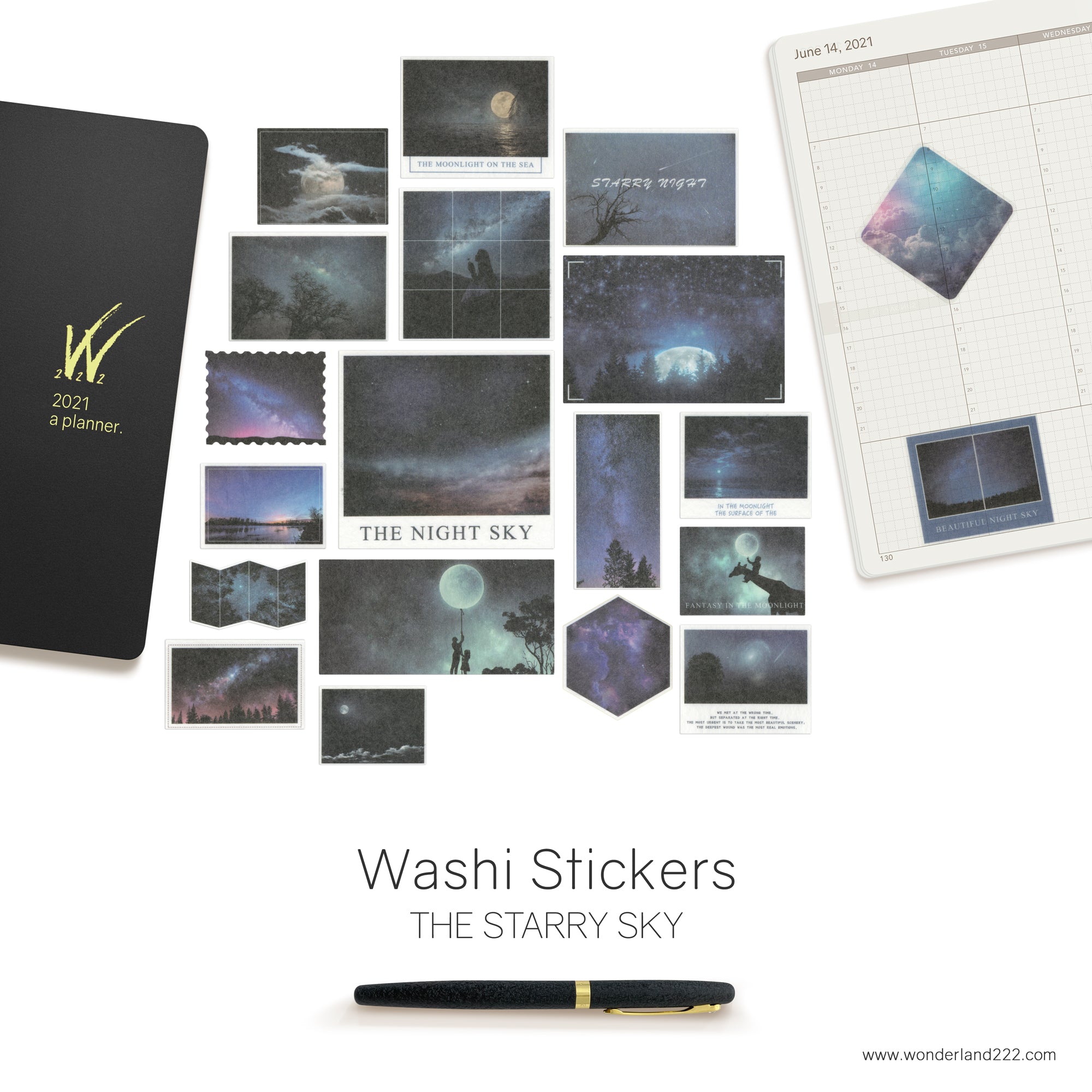 Moody Photo - Washi Stickers