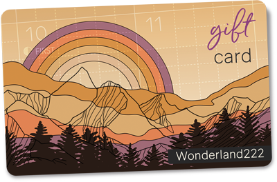 Wonderland222 Gift Card - Rainbow