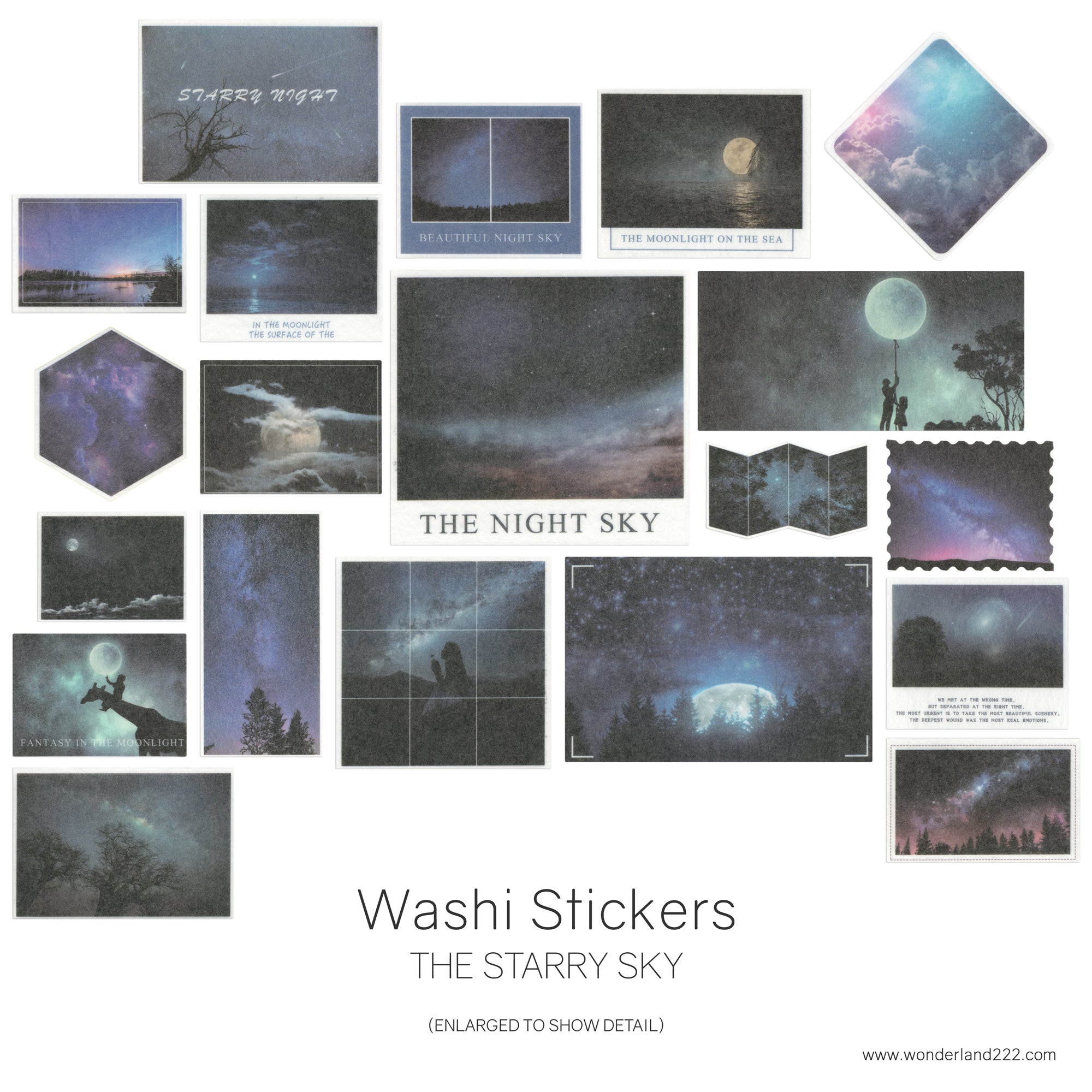 Moody Photo - Washi Stickers